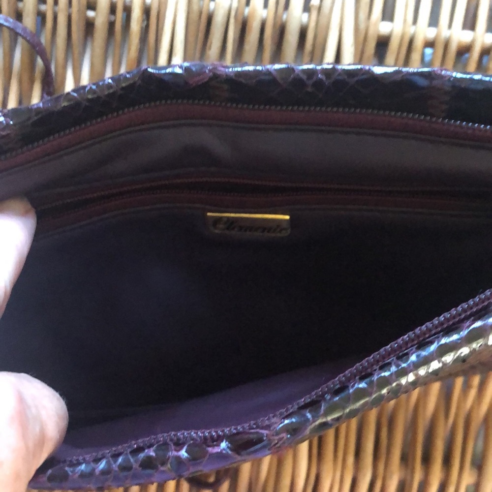 Brown snakeskin purse - Picture 4 of 4